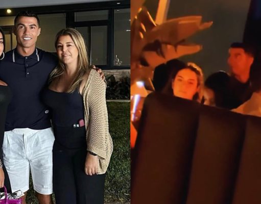 Ronaldo e Georgina jantaram num restaurante em Vilamoura